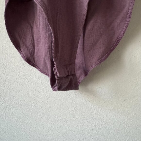 a new day | EUC Mauve Modal Cotton Ribbed Bodysuit Size Large - Picture 4 of 7